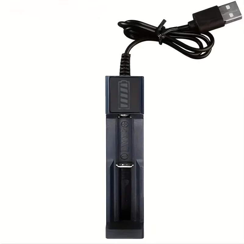 USB charger for a Li-ion 18650 battery, 1 slot