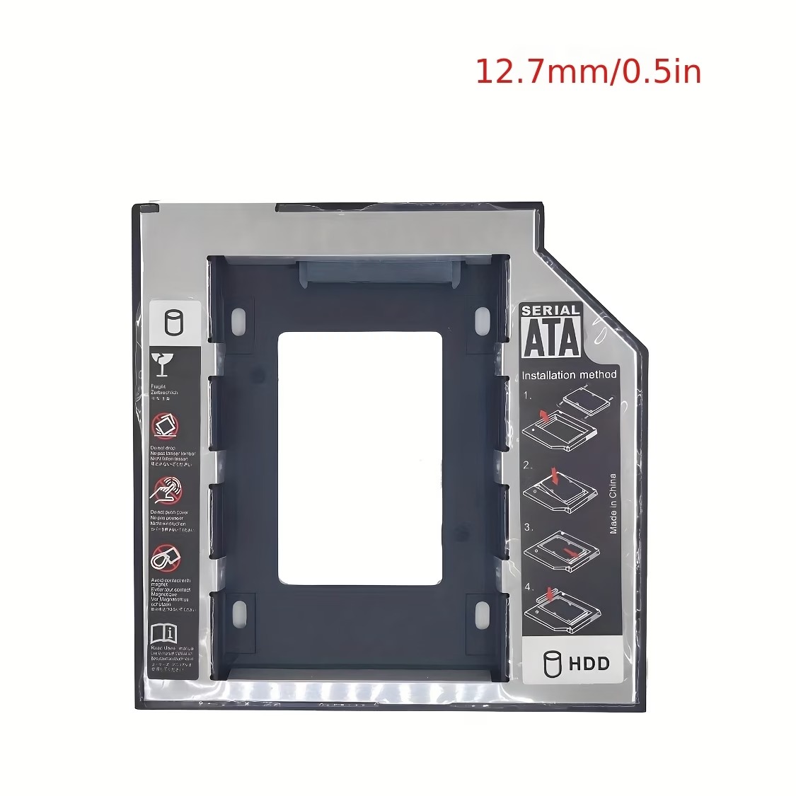 Адаптер TISHRIC Optibay для HDD / SSD 2,5″ SATA, 12,7 мм