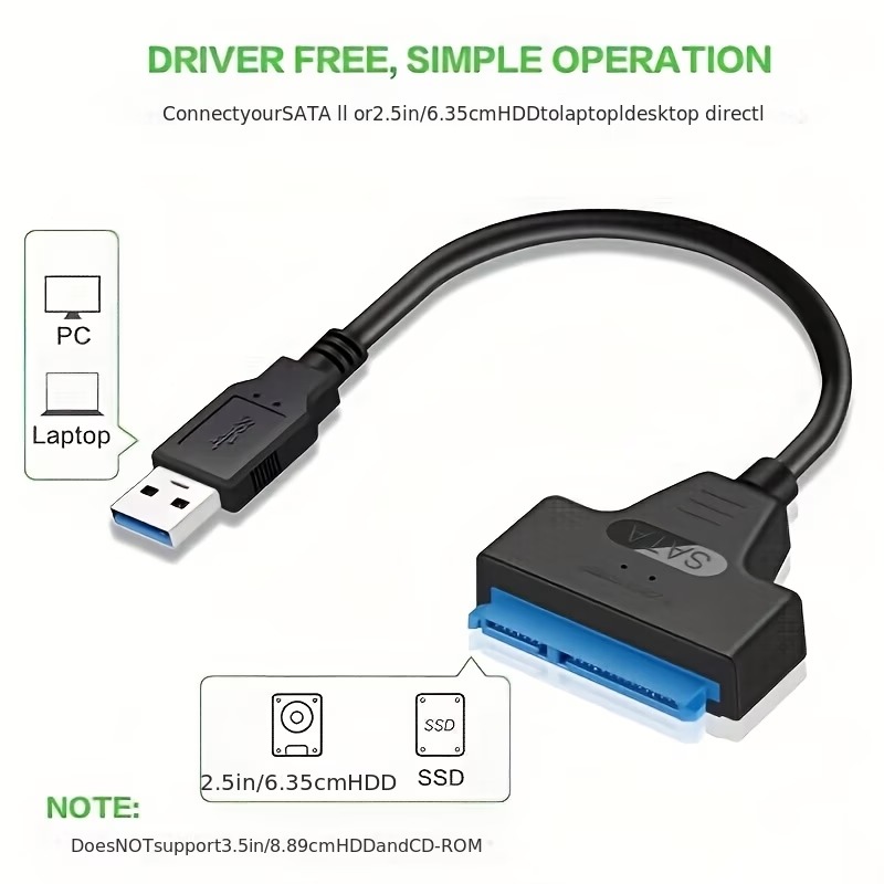 Адаптер USB 3.0 — SATA для HDD / SSD 2,5″