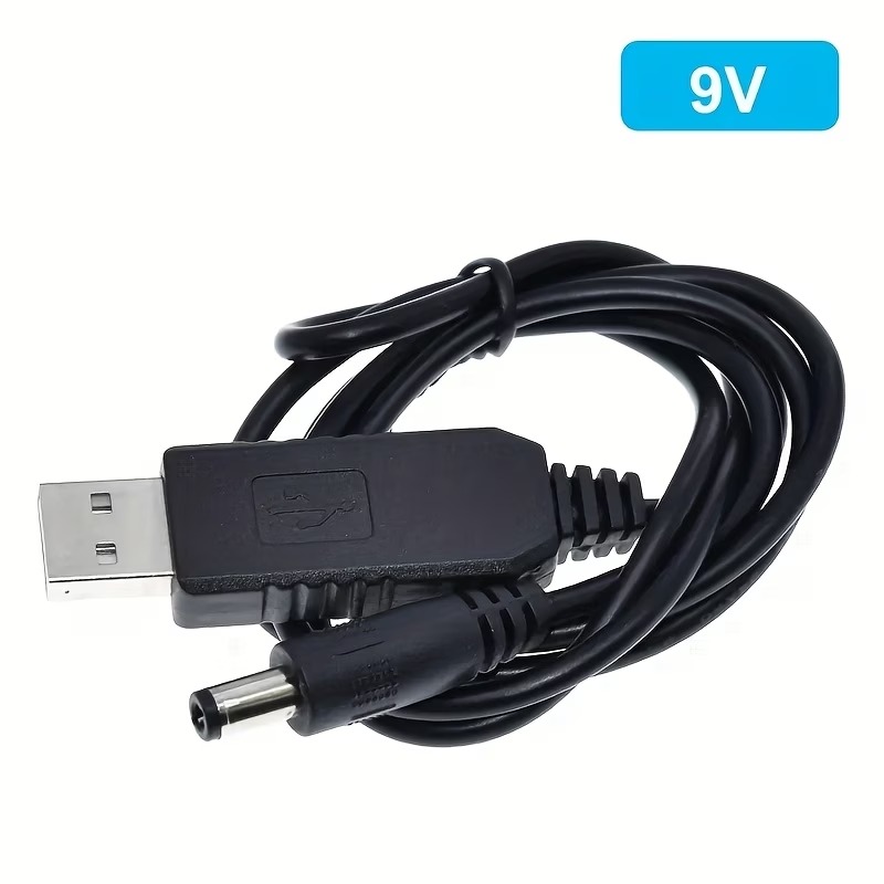 Кабель-преобразователь UMLIFE USB 5 В → DC 9 В, 5,5 × 2,1 мм, 1 м